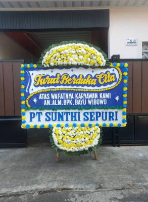 Papan Bunga Duka di Lahusa